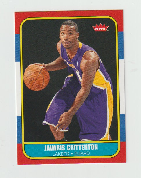 2007-08 Fleer 1986-87 Rookies #86R-140 Javaris Crittenton