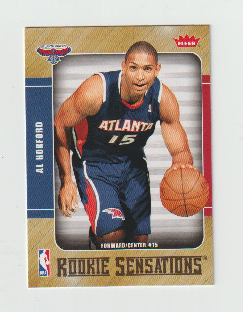 2007-08 Fleer Rookie Sensation Glossy #RS-3 Al Horford