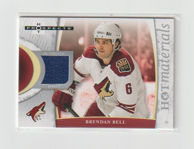 2007-08 Hot Prospects Hot Materials #HM-BL Brendan Bell