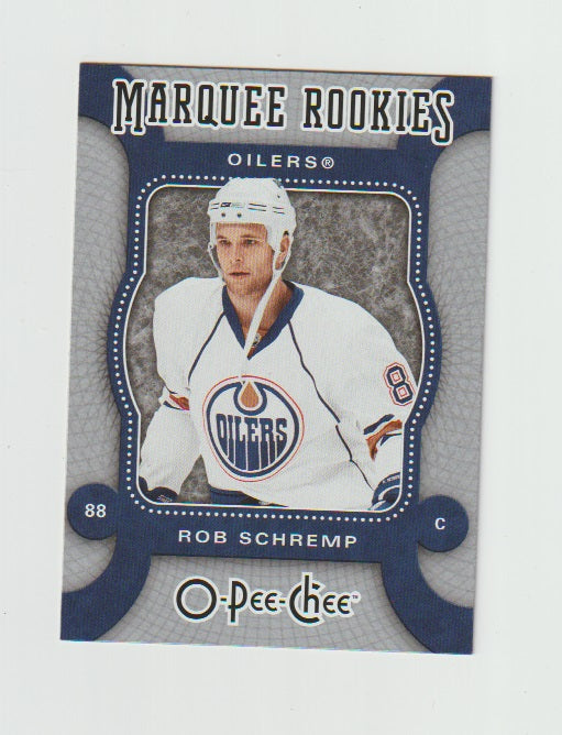 2007-08 O-Pee-Chee Marquee Rookies #542 Rob Schremp