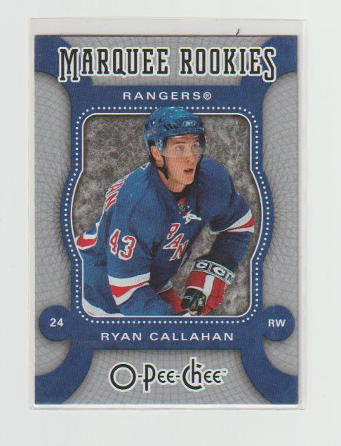 2007-08 O-Pee-Chee Marquee Rookies #574 Ryan Callahan