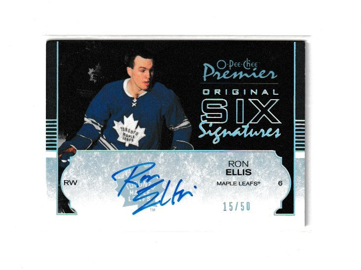2007-08 OPC Premier Original Six Signatures #06-RE Ron Ellis
