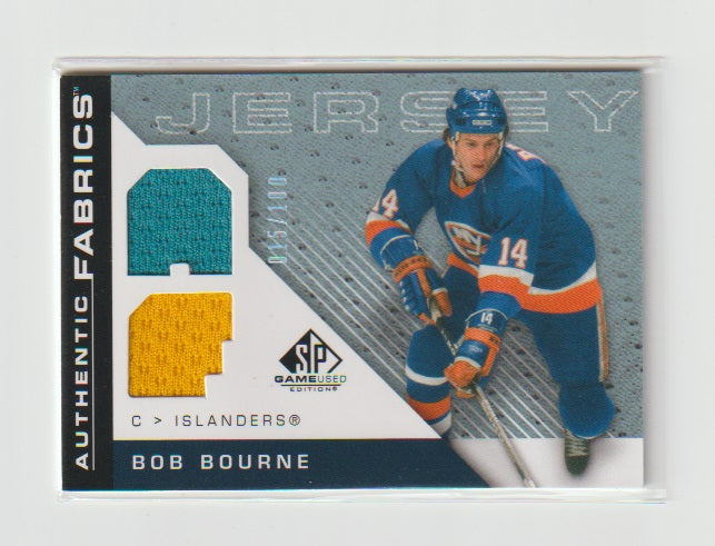 2007-08 SP Game Used Authentic Fabrics Rainbow #AF-BB Bob Bourne