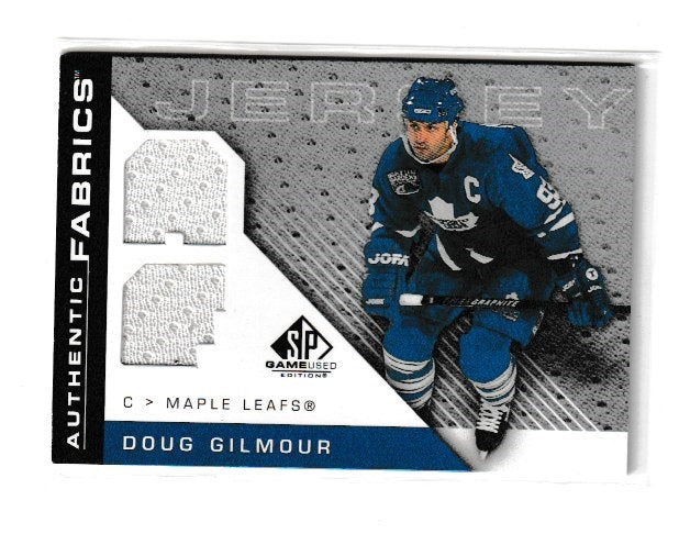 2007-08 SP Game Used Authentic Fabrics #AF-DG Doug Gilmour