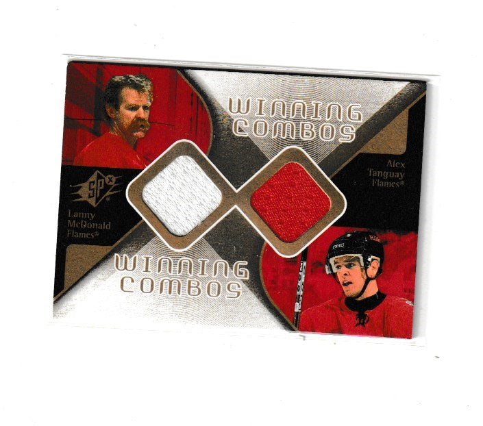 2007-08 SPx Winning Combos #WC-MT Lanny McDonald & Alex Tanguay