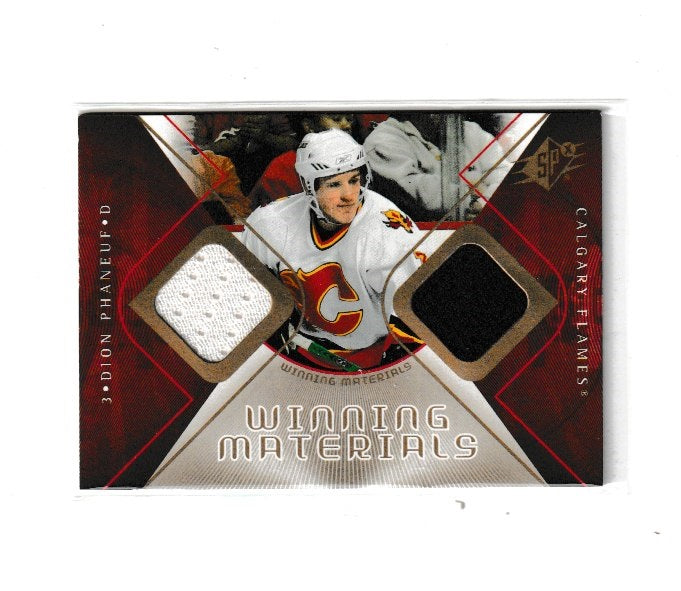 2007-08 SPx Winning Materials #WM-DP Dion Phaneuf