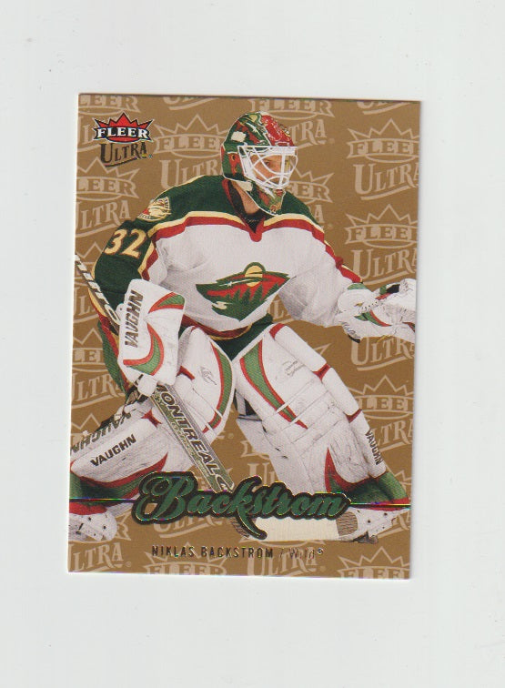 2007-08 Ultra Gold Medallion #100 Niklas Backstrom