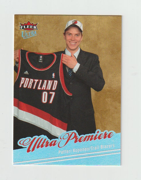 2007-08 Ultra SE Ultra Premiere Rookie #215 Petteri Koponen