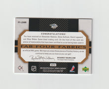 Load image into Gallery viewer, 2007-08 Upper Deck Fab Four Fabrics #FF-LSWR Shea Weber, Alexander Radulov, Steve Sullivan &amp; David Legwand
