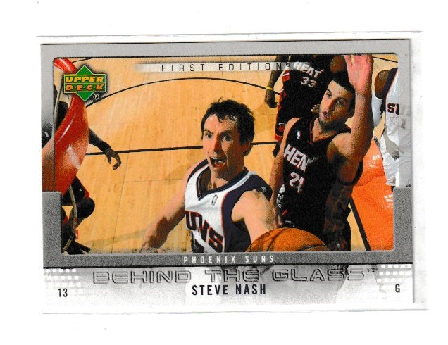 2007-08 Upper Deck First Edition Behind The Glass #BG-SN Steve Nash