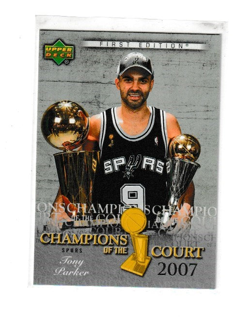 2007-08 Upper Deck First Edition Champions of the Court #CC-TP Tony Parker