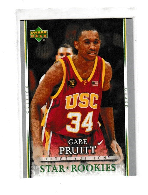 2007-08 Upper Deck First Edition Star Rookies #230 Gabe Pruitt