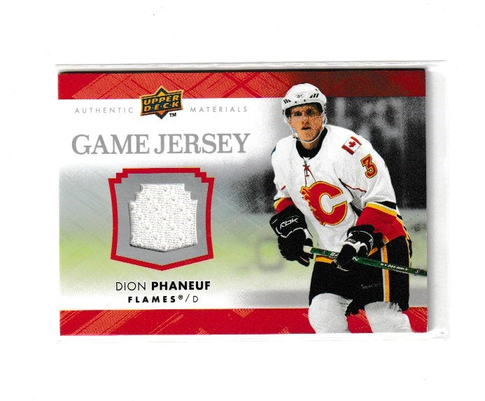 2007-08 Upper Deck Game Jerseys #GJ2-DP Dion Phaneuf