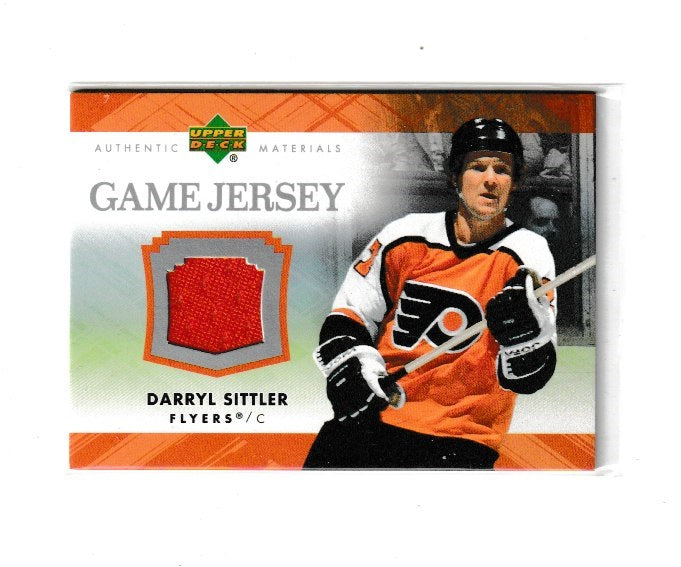 2007-08 Upper Deck Game Jerseys #J-SI Darryl Sittler