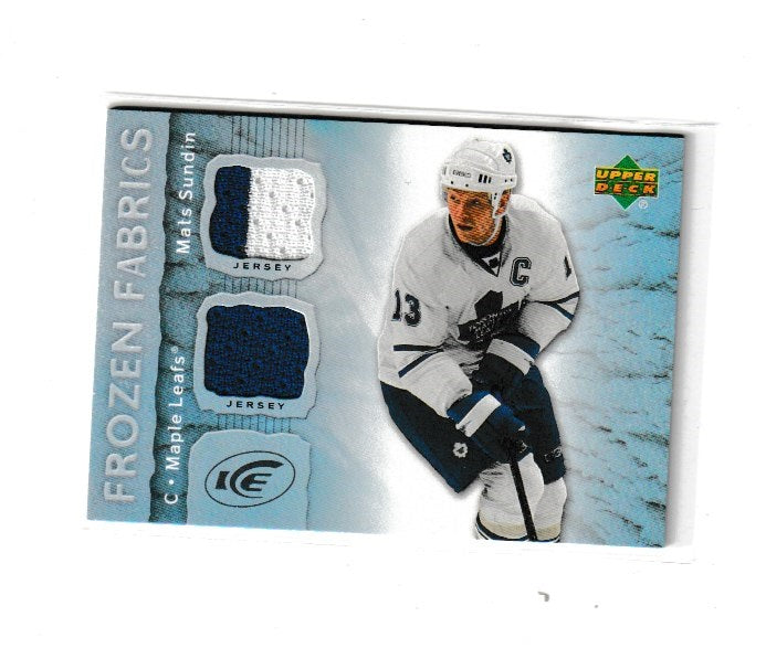 2007-08 Upper Deck Ice Frozen Fabrics #FF-MS Mats Sundin