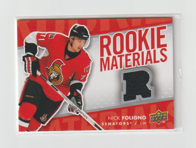 2007-08 Upper Deck Rookie Materials #RM-NF Nick Foligno