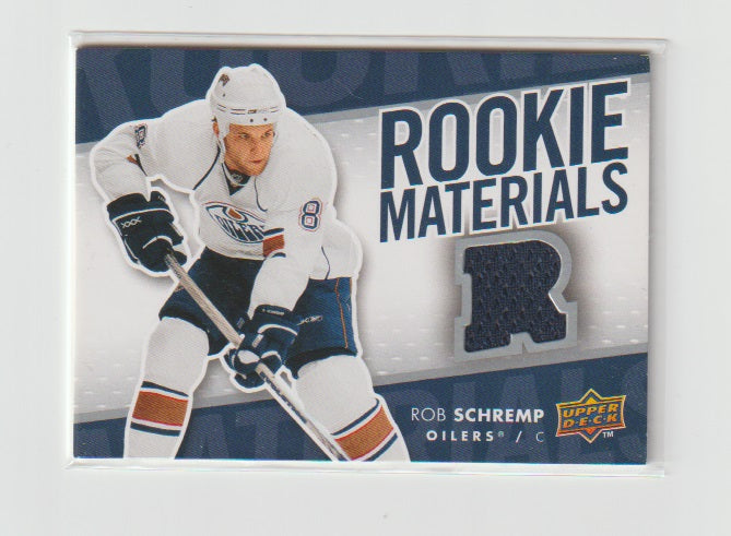 2007-08 Upper Deck Rookie Materials #RM-RS Rob Schremp