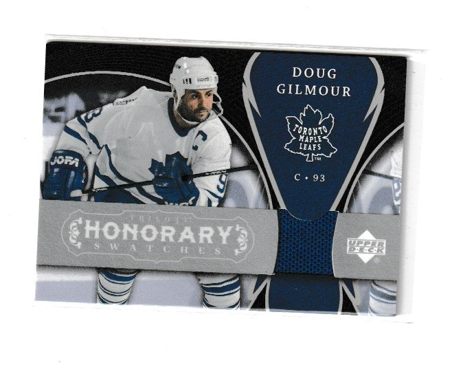 2007-08 Upper Deck Trilogy Honorary Swatches #HS-DG Doug Gilmour