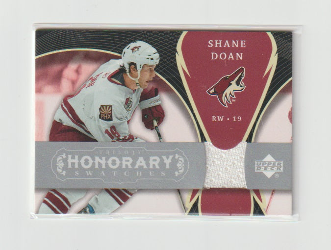 2007-08 Upper Deck Trilogy Honorary Swatches #HS-SD Shane Doan
