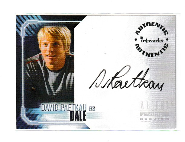 2007 Aliens vs Predator Requiem #A6 David Paetkau as Dale Autograph