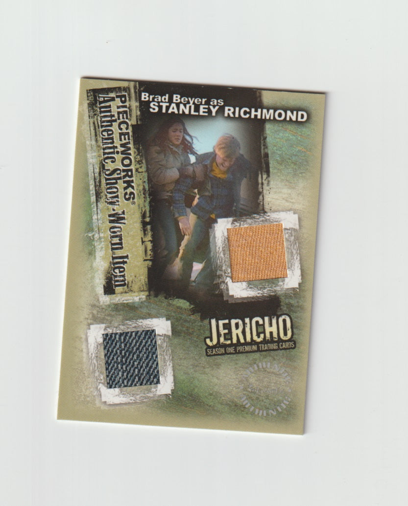 2007 Jericho Season 1 Pieceworks #PW11 Brad Beyer as Stanley Richmond