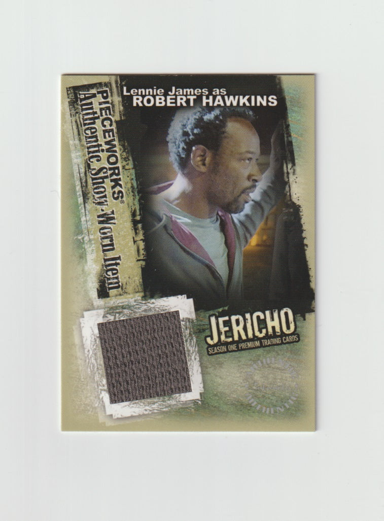 2007 Jericho Season 1 Pieceworks #PW3 Lennie James as Robert Hawkins