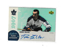 Load image into Gallery viewer, 2007 Maple Leafs 1967 Commerative Autographs #A-REI Ron Ellis
