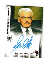 Load image into Gallery viewer, 2007 Spider-Man 3 Autographs Jack Betts as Henry Balkan
