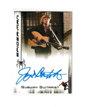 Load image into Gallery viewer, 2007 Spider-Man 3 Autographs Jayce Bartok as Subway Guitarist
