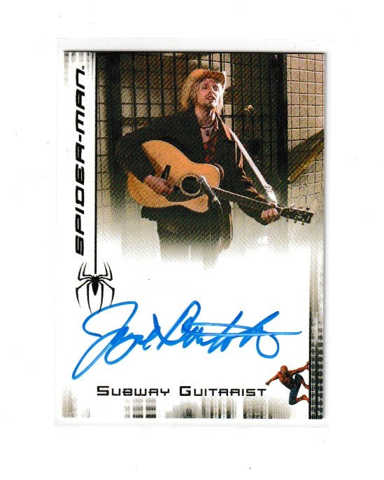 2007 Spider-Man 3 Autographs Jayce Bartok as Subway Guitarist