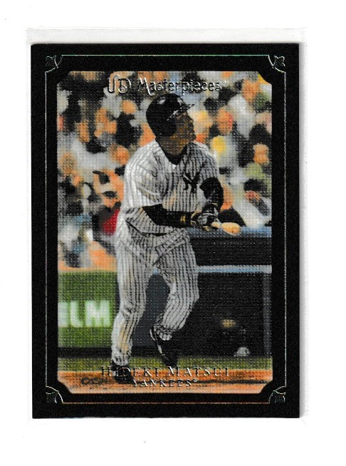 2007 UD Masterpieces Black Linen #15 Hideki Matsui