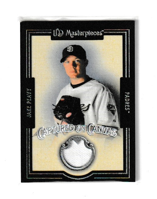 2007 UD Masterpieces Captured on Canvas #CC-JP Jake Peavy