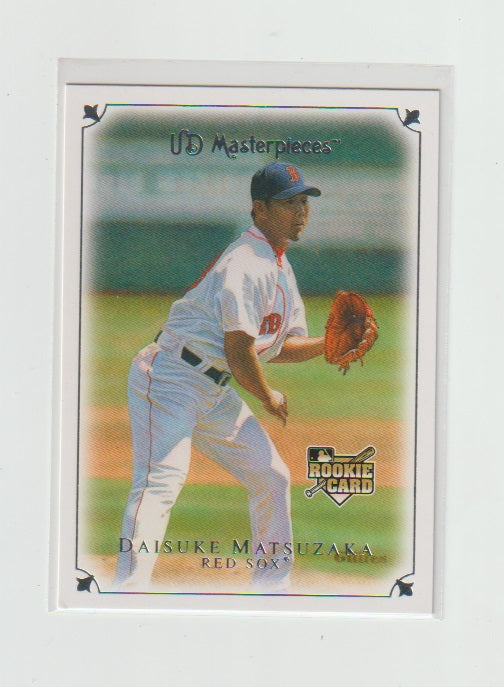 2007 UD Masterpieces Glossy #27 Daisuke Matsuzaka