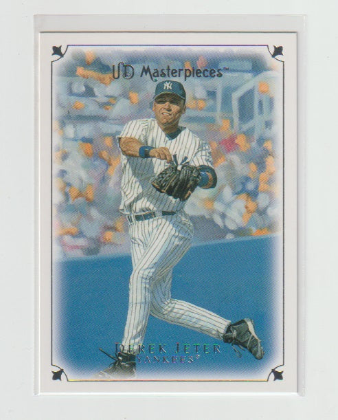 2007 UD Masterpieces Glossy #30 Derek Jeter