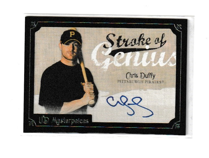 2007 UD Masterpieces Stroke of Genius #SG-CD Chris Duffy