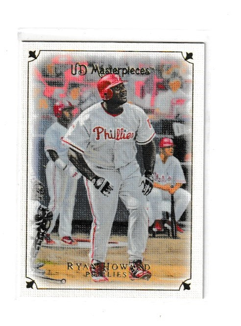 2007 UD Masterpieces #12 Ryan Howard