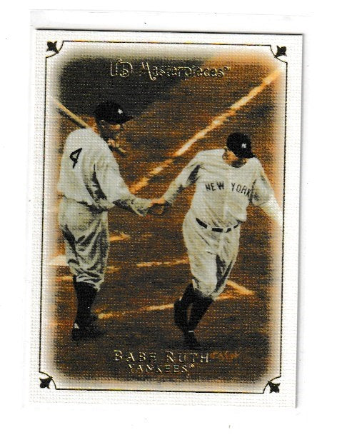 2007 UD Masterpieces #1 Babe Ruth