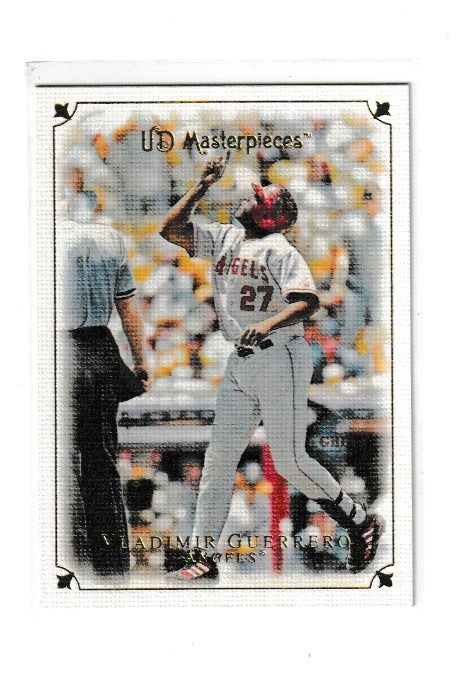 2007 UD Masterpieces #32 Vladimir Guerrero