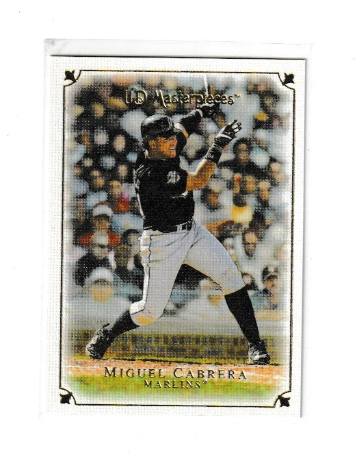 2007 UD Masterpieces #37 Miguel Cabrera