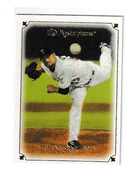 2007 UD Masterpieces #52 Johan Santana