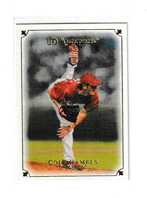 2007 UD Masterpieces #58 Cole Hamels