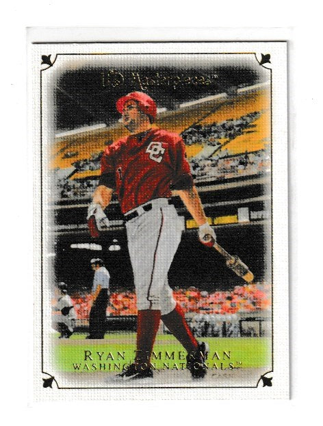 2007 UD Masterpieces #67 Ryan Zimmerman