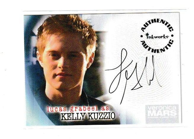 2007 Veronica Mars S2 #A20 Lucas Grabeel as Kelly Kuzzio Autograph