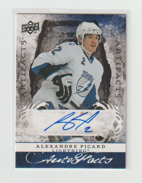 2008-09 Artifacts Autofacts #AF-AP Alexandre Picard