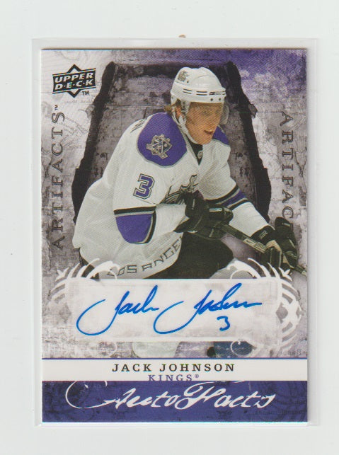 2008-09 Artifacts Autofacts #AF-JJ Jack Johnson