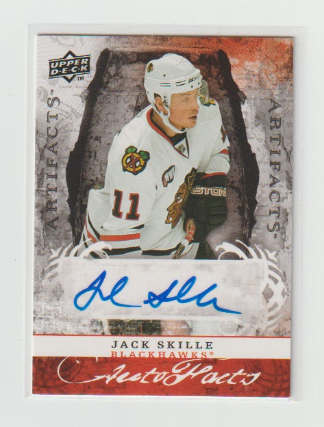 2008-09 Artifacts Autofacts #AF-JS Jack Skille