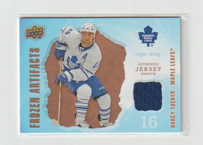 2008-09 Artifacts Frozen Artifacts #FA-DT Darcy Tucker
