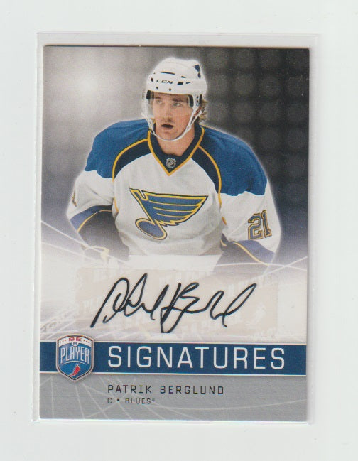 2008-09 Be A Player Signatures #S-BE Patrik Berglund