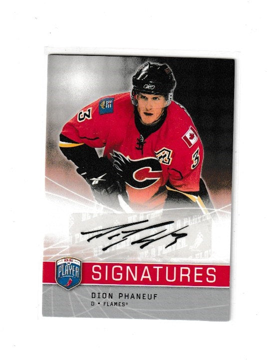 2008-09 Be A Player Signatures #S-PH Dion Phaneuf