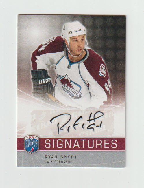 2008-09 Be A Player Signatures #S-RS Ryan Smyth